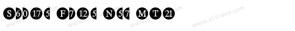 Square Frame Neg MT字体转换